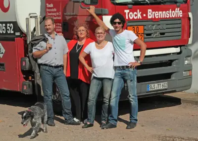 Das Team von Tock Brennstoffe heute.